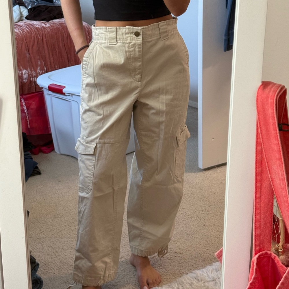 Old Navy Tan Cargo Pants